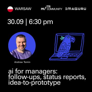 Cover Image for Warsaw. AI for Managers: follow-ups, status reports and idea-to-prototype