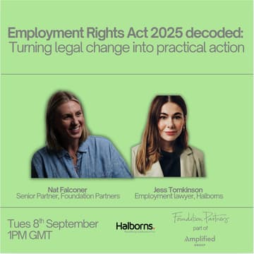 Cover Image for Employment Rights Act 2025 decoded: what Founders and Leaders need to know.