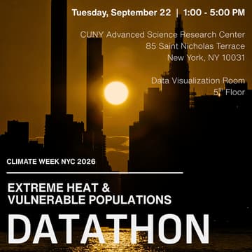 Cover Image for Extreme Heat and Vulnerable Populations Datathon