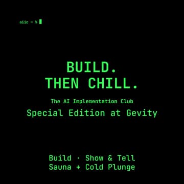 Cover Image for 🤖 The AI Implementation Club: Special Edition at Gevity (North Austin)