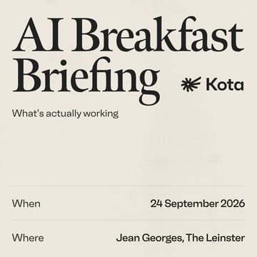 Cover Image for AI Breakfast Briefing | What's Actually Working