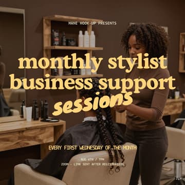Cover Image for Monthly Stylist Business Support (Wednesday)