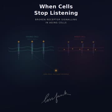 Cover Image for When Cells Stop Listening: Broken Receptor Signalling in Ageing cells and implications for Drug Discovery