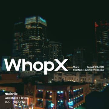 Cover Image for WhopX: Golden Hour, Nashville