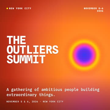 Cover Image for The Outliers Summit (Nov 5 & 6)