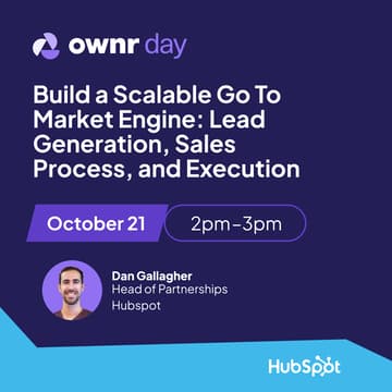 Cover Image for Build a Scalable Go-To-Market Engine: Lead Generation, Sales Process, and Execution with HubSpot