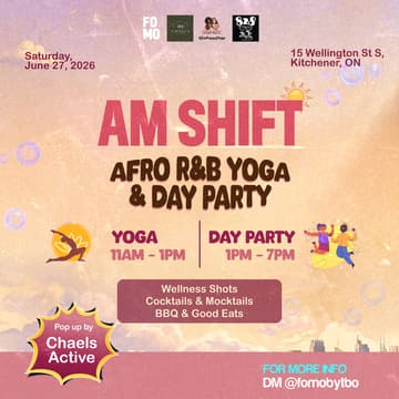 Cover Image for AM Shift: Afro R&B Yoga & Day Party