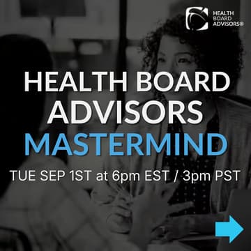 Cover Image for Health Board Advisors Mastermind
