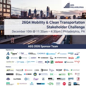 Cover Image for AEG Philadelphia 26Q4 Mobility & Clean Transportation Stakeholder Challenge