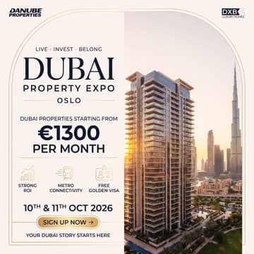 Cover Image for Dubai Property Expo in Oslo | 19 - 20 September, 2026 | Danube