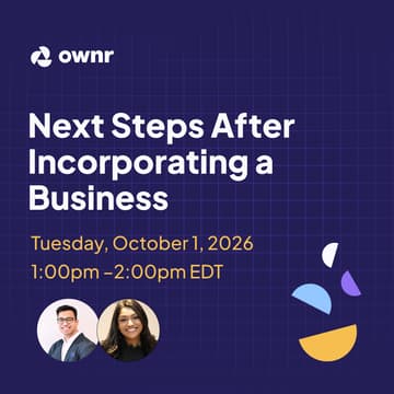 Cover Image for Next Steps After Incorporating a Business