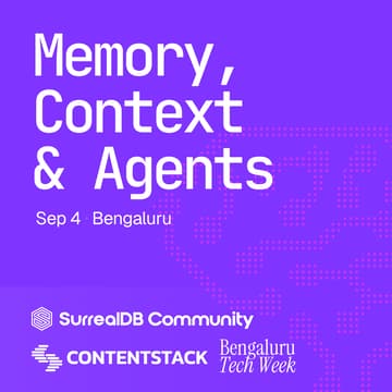 Cover Image for Memory, Context & Agents (SurrealDB x Contentstack)