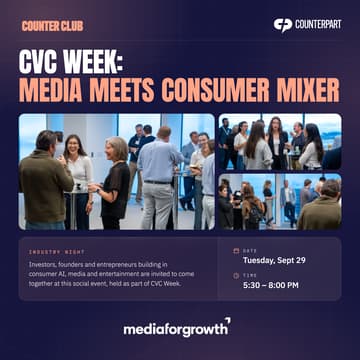 Cover Image for Media Meets Consumer Mixer, part of CVC Week