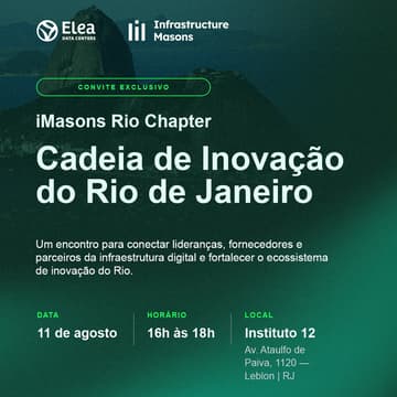 Cover Image for iMasons Rio Chapter: Cadeia de Inovação do Rio de Janeiro