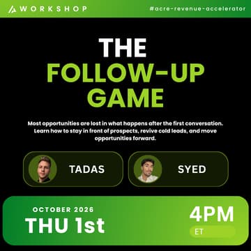 Cover Image for Revenue Accelerator: The Follow-Up Game