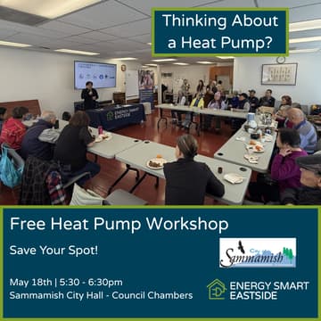 Cover Image for Energy Smart Eastside Heat Pump Workshop