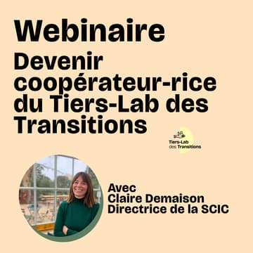 Cover Image for Webinair : Devenir coopérateur.rice du Tiers-Lab
