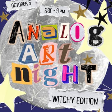 Cover Image for analog art night: witchy edition