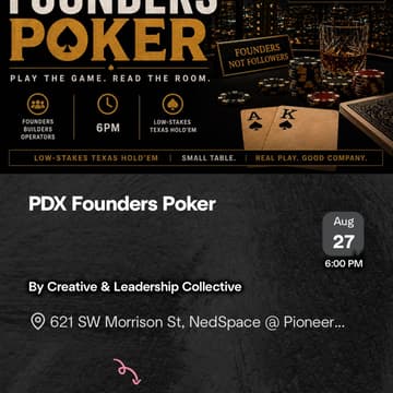 Cover Image for PDX Founders Poker