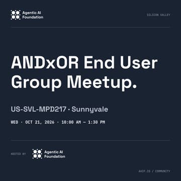 Cover Image for ANDxOR End User Group Meetup