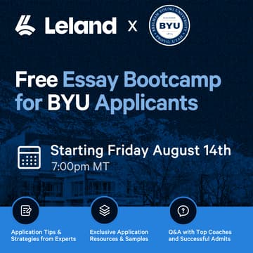 Cover Image for Free Essay Bootcamp for BYU Applicants