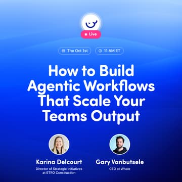 Cover Image for How to Build Agentic Workflows That Scale Your Teams Output