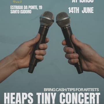 Cover Image for Heaps Tiny- Live Music @ The Cafe
