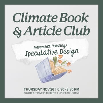 Cover Image for Climate Book & Article Club: Speculative Design