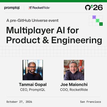 Cover Image for Git Your Ship Together: Multiplayer AI for Product and Engineering (Pre-GitHub Universe)
