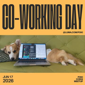 Cover Image for Poki Co-working Meetup! 百吉小聚 寵物友善工作日👩‍💻🐾