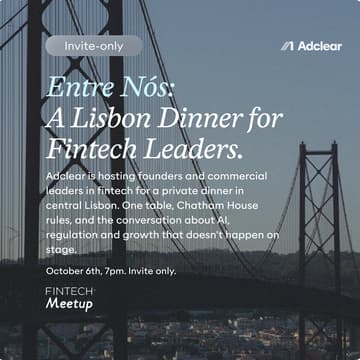 Cover Image for Entre Nos: A Lisbon Dinner for Fintech Leaders