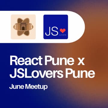 Cover Image for React Pune X JSLovers Pune June Meetup