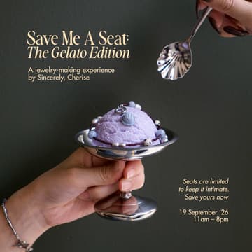 Cover Image for Save Me A Seat: The Gelato Edition