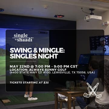 Cover Image for ⛳ Swing & Mingle: Singles Night at Always Sunny Golf