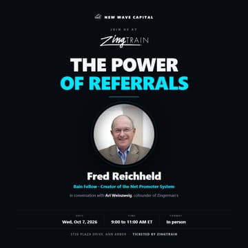 Cover Image for The Power of Referrals · Fred Reichheld and Ari Weinzweig