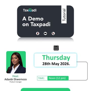 Cover Image for TaxPadi Demo