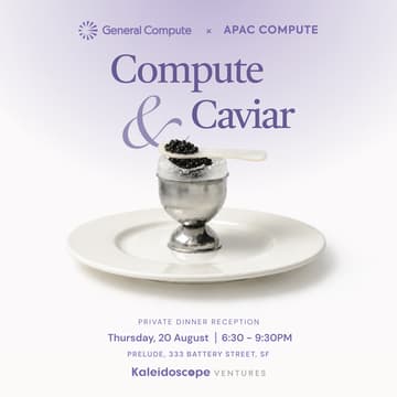 Cover Image for Compute & Caviar – SF, 20 August