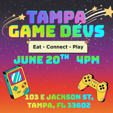 Cover Image for Tampa Bay Game Developers - Social/Mixer - June 2026