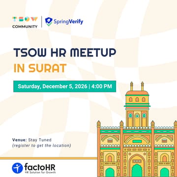 Cover Image for TSOW HR Meetup in Surat