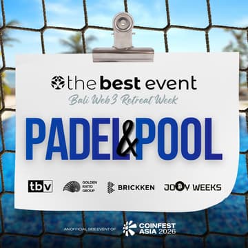Cover Image for Padel & Pool at the VHouse - an official side event of Coinfest Asia