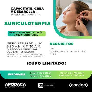 Cover Image for CURSO DE AURICULOTERAPIA (PRESENCIAL)