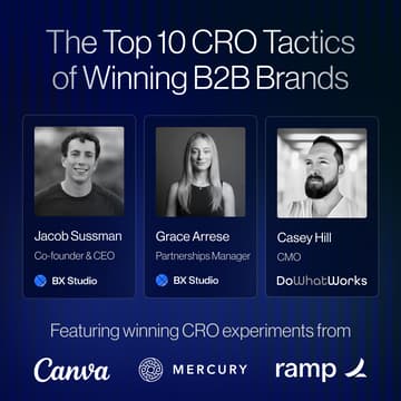 Cover Image for The Top 10 CRO Tactics of Winning B2B Brands