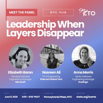 Cover Image for SheTO NYC Hub | Leadership When Layers Disappear