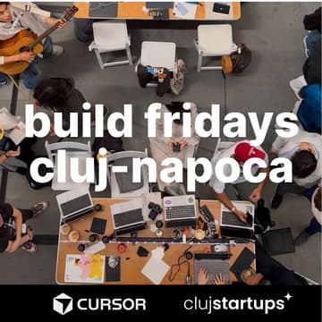 Cover Image for build fridays cluj - work on your startup alongside others (bring laptop)