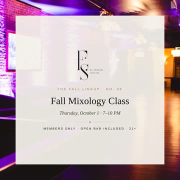 Cover Image for No. 06 — Fall Mixology Class 🥃🍂