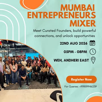 Cover Image for Entrepreneur's Mixer (Mumbai)