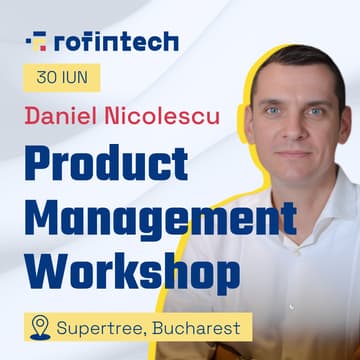 Cover Image for Product Management Workshop cu Daniel Nicolescu