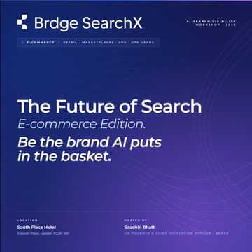 Cover Image for Brdge | SearchX – The New Search Playbook: E-commerce Edition