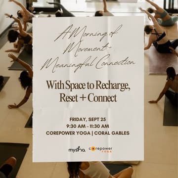 Cover Image for MIA: Move & Connect with CorePower Coral Gables