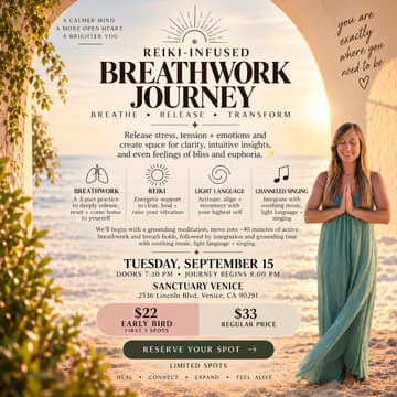 Cover Image for Reiki-Infused Breathwork Journey